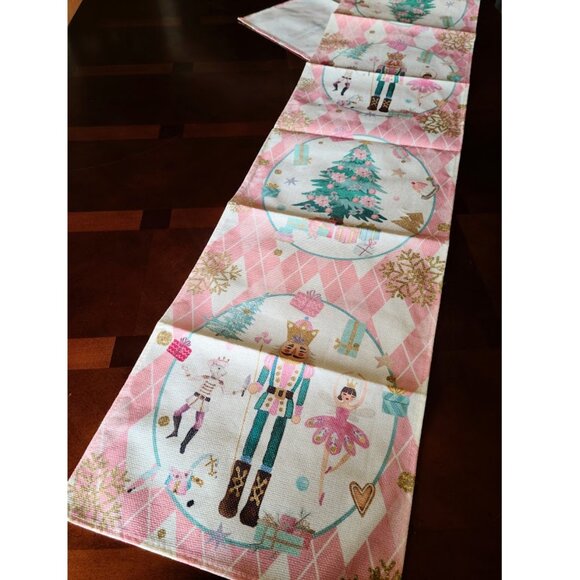Nutcracker Table Runner Christmas Decor Holiday Xmas Decoration Decorative Cloth - Picture 4 of 7